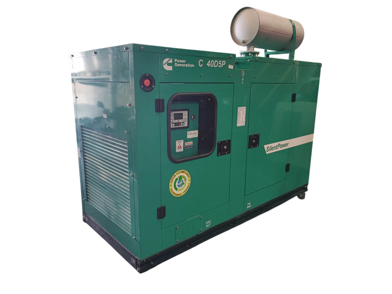 40kVA Cummins X2.7TAA-G8 Generator Set @ 6CU40